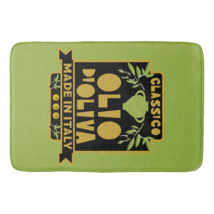 Tapis De Bain Art de mur d'huile d'olive italienne