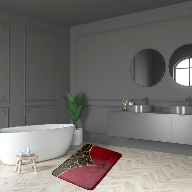 Tapis De Bain Art déco géométrique (Créateur téléchargé)