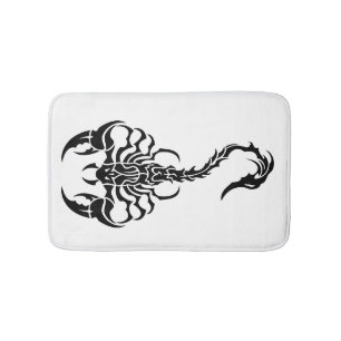 Tapis De Bain Art tribal de scorpion