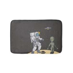 Tapis De Bain Astronaute et extraterrestre