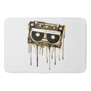 Tapis De Bain audiocassette vintage