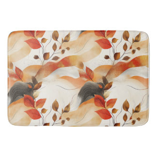 Tapis De Bain Automne Elegance Motif sans faille