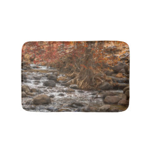 TAPIS DE BAIN AUTUMN FOREST RIVER SEDONA ARIZONA