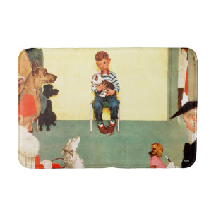 Tapis De Bain Aux vétérinaires par Norman Rockwell