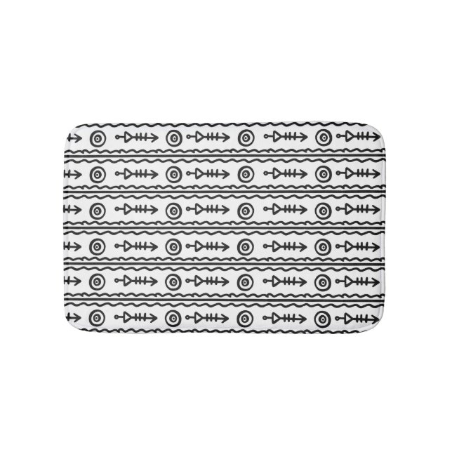 Tapis De Bain Aztec Boho (Devant)