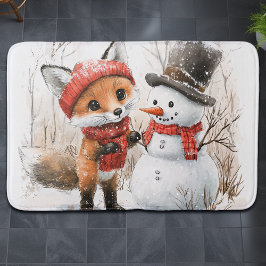 Tapis De Bain Baby Fox et Snowman