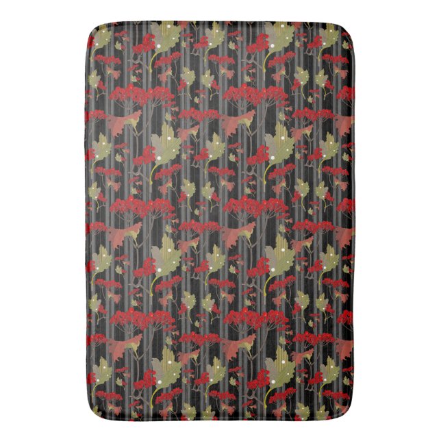 Tapis De Bain Baies botaniques Red Chokeberry (devant Vertical)