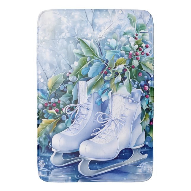 Tapis De Bain Bain bleu (devant Vertical)