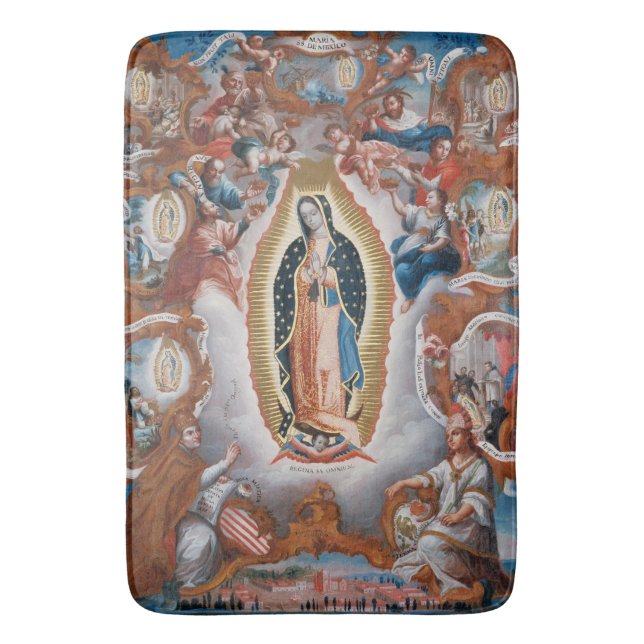 Tapis De Bain Bain de bain "Vierge de Guadalupe" (devant Vertical)