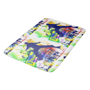 Tapis De Bain Bain de danse de la fête