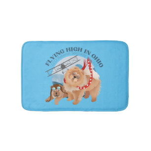 TAPIS DE BAIN BAIN MAT - BLEU AVEC LOGO 2025