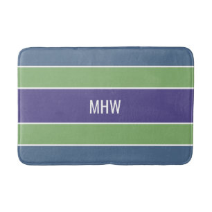 Tapis De Bain Bain monogramme personnalisé Motif