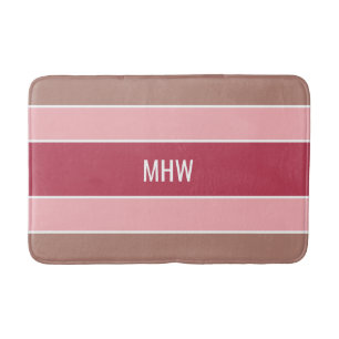 Tapis De Bain Bain monogramme personnalisé Motif