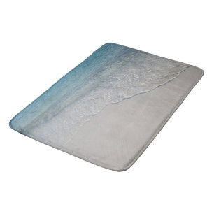 Tapis De Bain Baiser de la vague de cristal #1 #océan #mur #déco