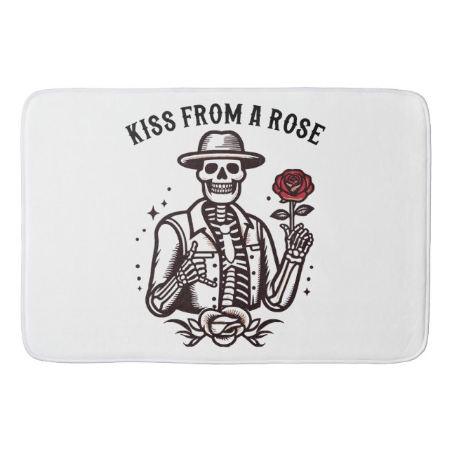 Tapis De Bain Baiser d'une rose (Devant)