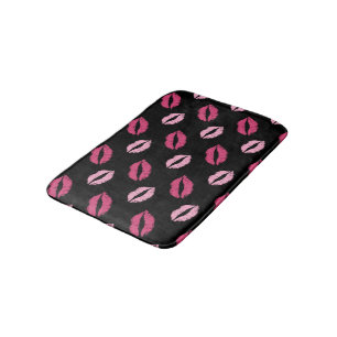 Tapis De Bain Baisers Roses