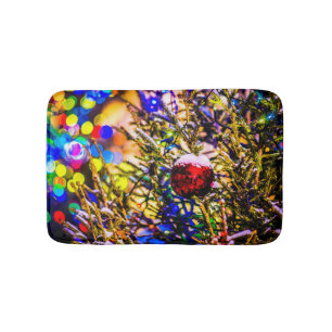 Tapis De Bain Ball rouge Noël