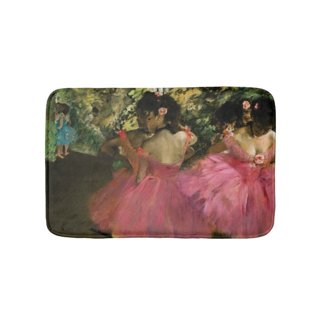 Tapis De Bain Ballerines dans le rose par Edgar Degas (Devant)