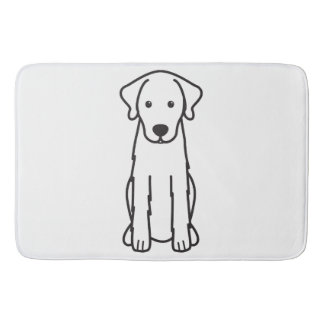 Tapis De Bain Bande dessinée de chien d'Akbash