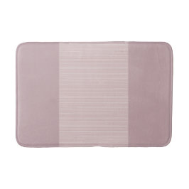 Tapis De Bain Bande horizontale mauve rose pâle