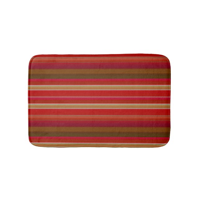 Tapis De Bain Bande rouge et or (Devant)