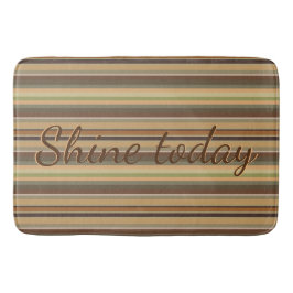 Tapis De Bain Bandes Avec Poche