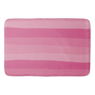 Tapis De Bain Bandes inégales - Rose