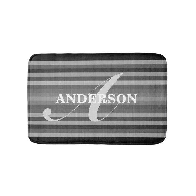 Tapis De Bain Bandes personnalisables (Devant)