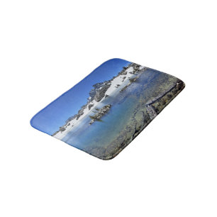Tapis De Bain Banner Peak et un lac de montagne - Sierra Nevada