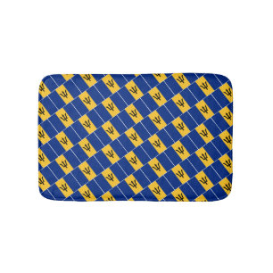 Tapis De Bain BARBADOS DRAPEAU Patriotique Barbadien