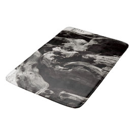 Tapis De Bain Barre d'arbre noir