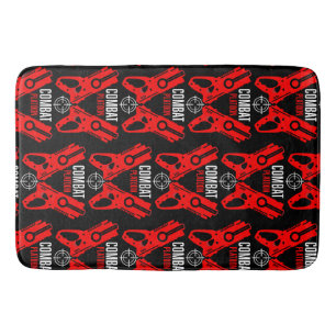 Tapis De Bain Bataille de pistolet jouet pour enfants Noël