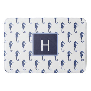 Tapis De Bain Bateau marin personnalisé Marine Blue Ocean Beach
