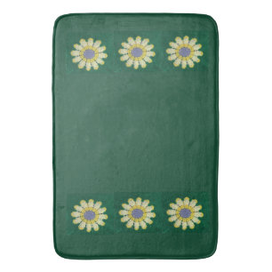 Tapis De Bain Bath Mat - Afghan Daisy