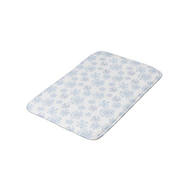 Tapis De Bain Bath Mat - Winter Pattern (Angle)