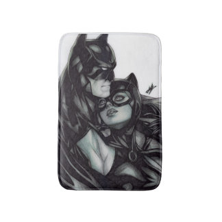 Tapis De Bain Batman & Catwoman ~ Bruce Wayne & Selina Kyle