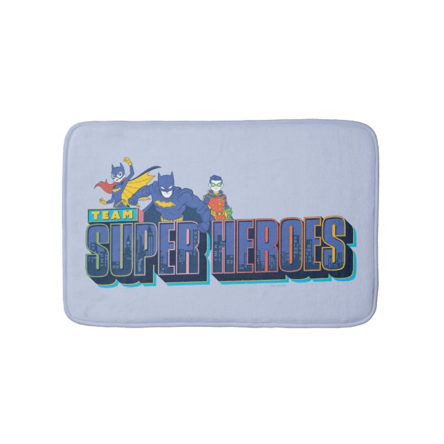 Tapis De Bain Batman | Team Super Heroes (Devant)