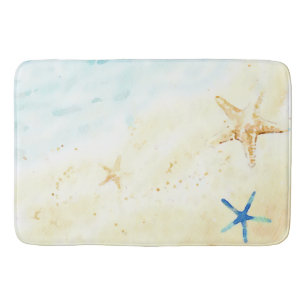 Tapis De Bain *~* Beach Sea Shore Star poisson AR7 nautique 