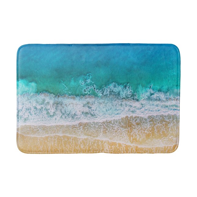 Tapis De Bain Beach Walk Océan turquoise Waves Water Breeze (Devant)