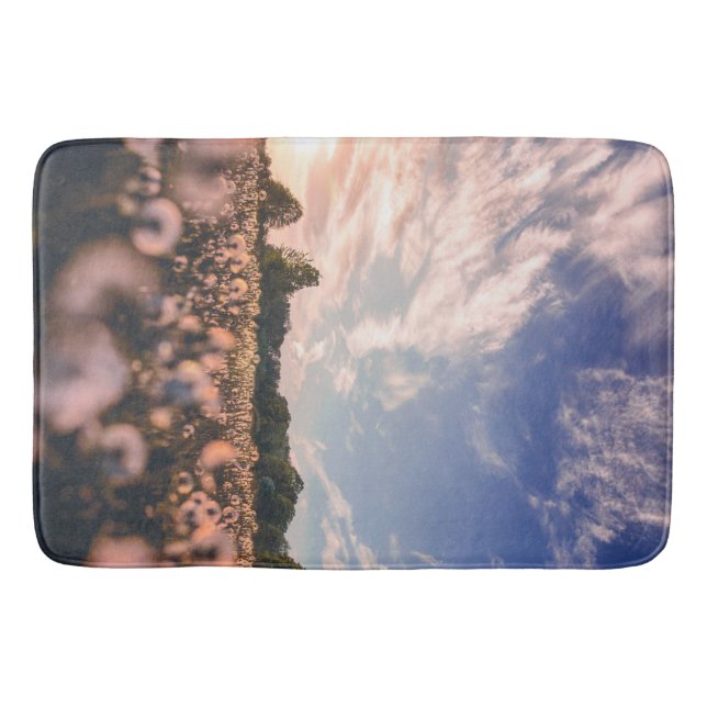 Tapis De Bain beau ciel sur la plaine (Devant)