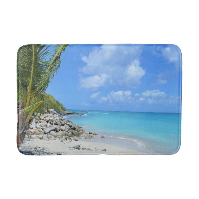 Tapis De Bain Beautiful Turquoise Tropical Beach (Devant)
