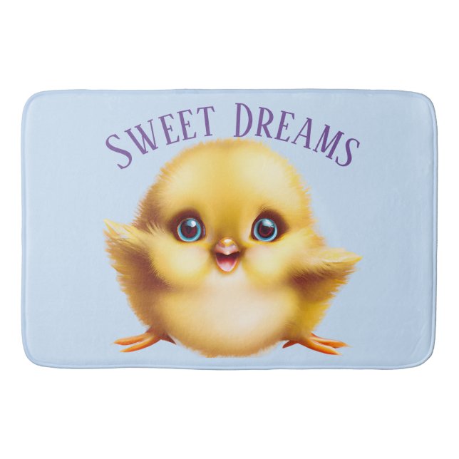 Tapis De Bain Bébé adorable poussin (Devant)
