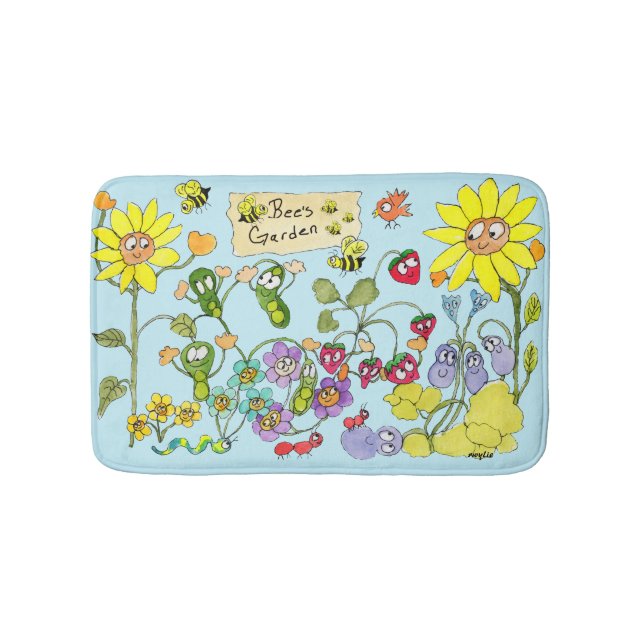 Tapis De Bain Bee's Garden (Devant)