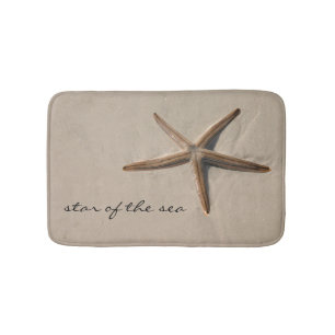 Tapis De Bain Belle étoile de mer de plage
