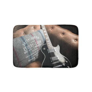 Tapis De Bain Belle guitare acoustique