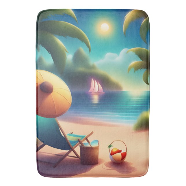 Tapis De Bain belle plage (devant Vertical)