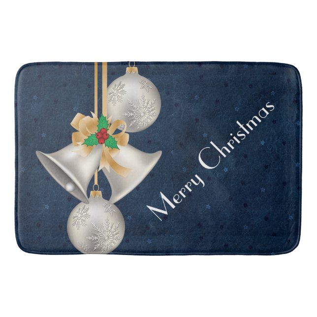 Tapis De Bain Bells de Noël Silver Bells (Devant)