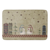 Bénédiction d'hiver Folkart Snowmen Couple
