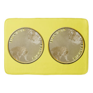 Tapis De Bain Bengals Tigers Gold Coin,