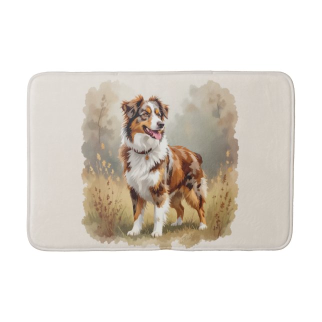 Tapis De Bain Berger Australien Red Merle Aussie (Devant)